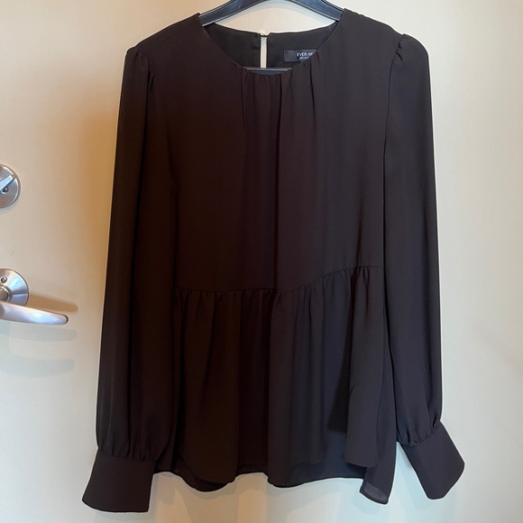 Business blouse shirt top in Black - Ever New brand - Picture 2 of 3